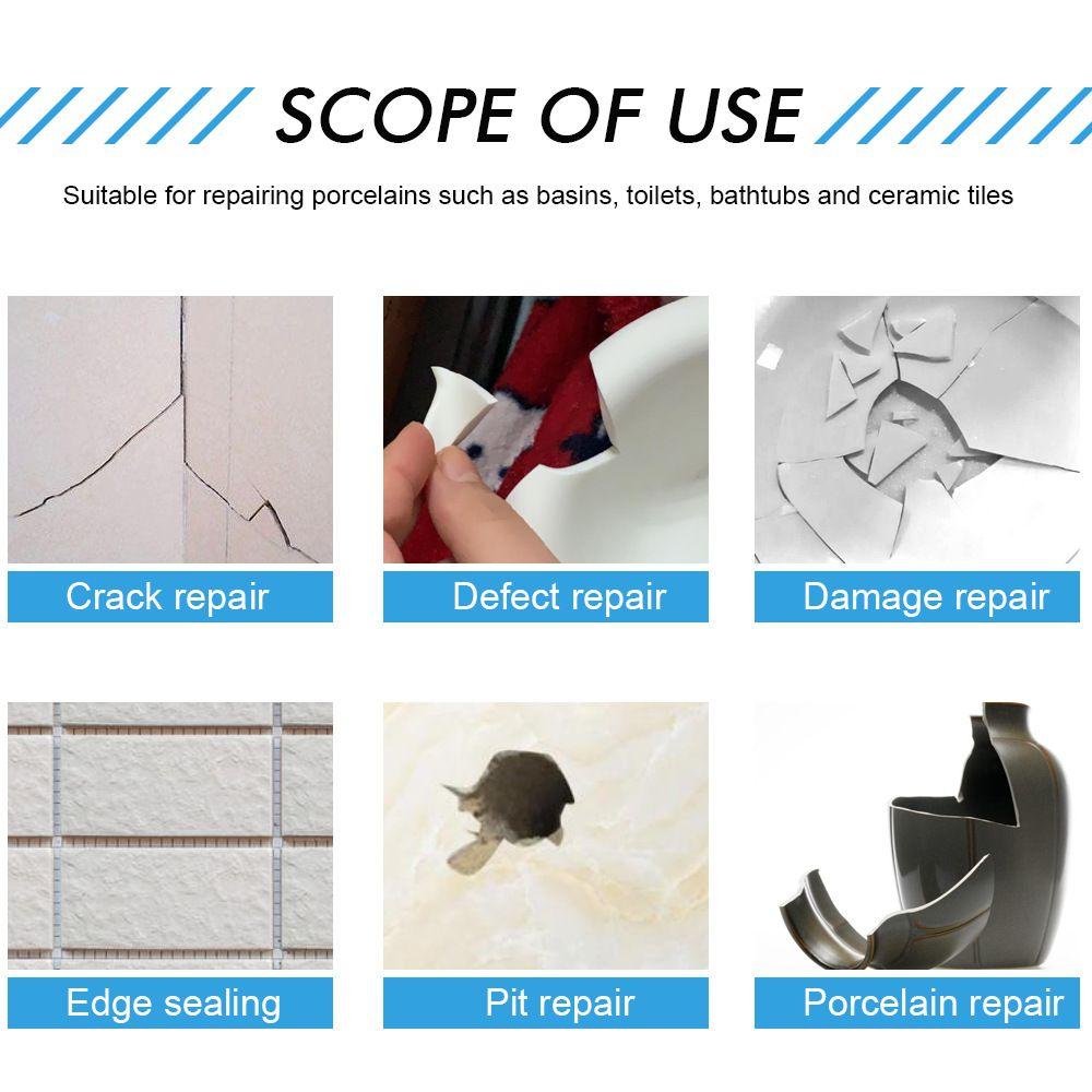 Supplies Repair Crack A+B Ceramic Paste Tile Repair Agent Floor Tile Adhesive Epoxy Adhesives