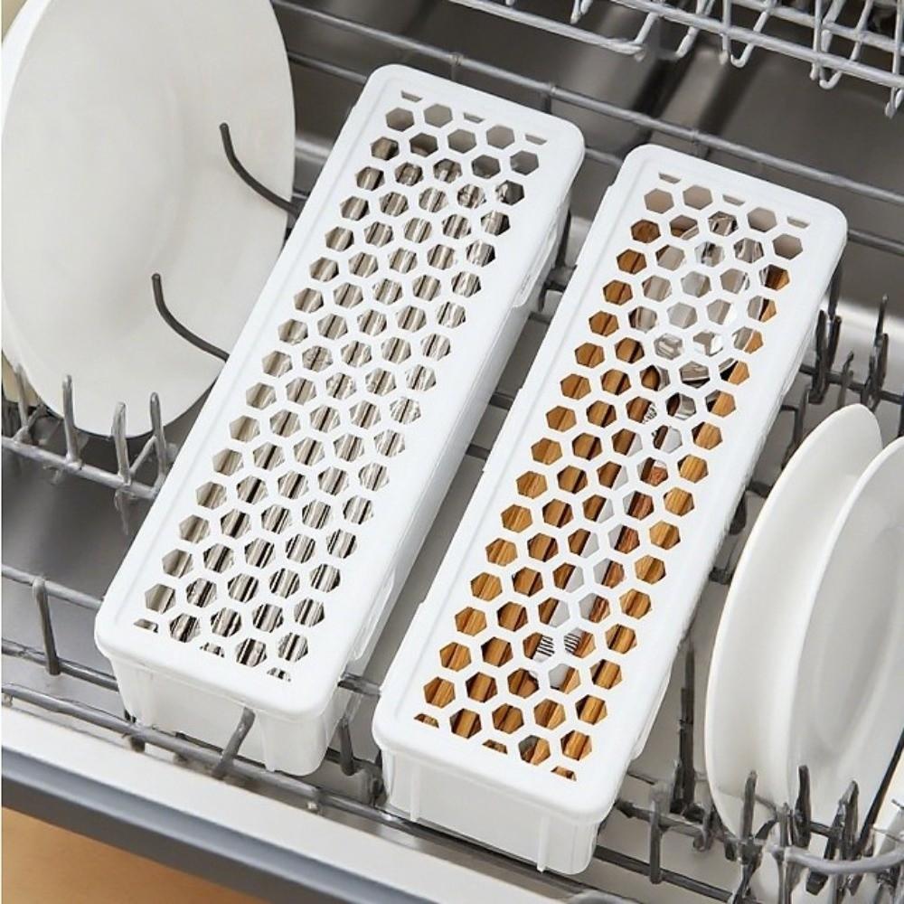 Multifunctional Dishwasher Cleaning Storage Box Tableware Organizer Container  Kitchen Supplies