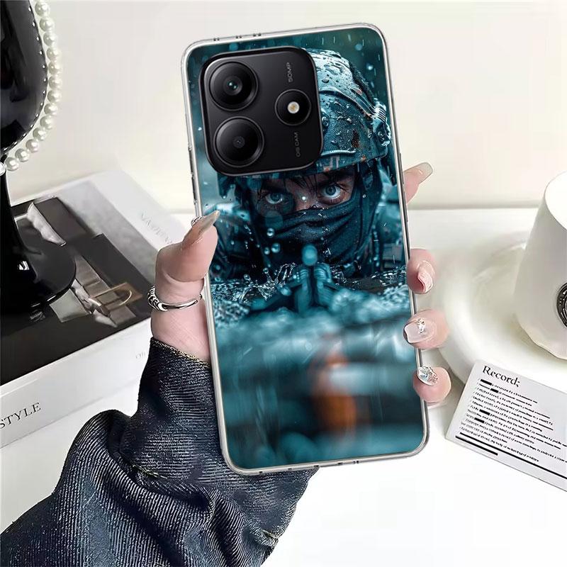 

Military Army Special Forces Soft Phone Case For Xiaomi Redmi Note 15 14 14S 13 12 Pro Plus 12S 11 11S 11E 10 10S 11T 5G Fundas Redmi Note 14 Pro 5G