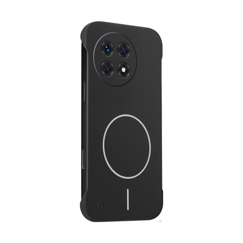 Compatible with OnePlus Ace 5, this skin-feel, magnetic, matte, drop-proof, solid color, anti-fingerprint protective case offers seamless protection.