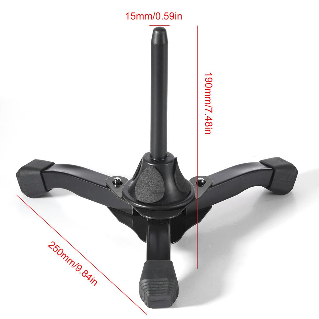 Clarinet Stand Foldable Portable Tripod Holder Base Foldable Wind Instrument Holder Stand Portable Tripod Holder Base