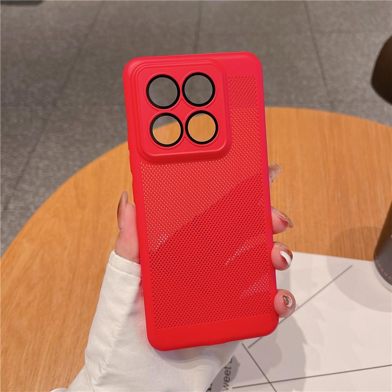 Visiškai dengiantis šilumą išsklaidantis dėklas su objektyvo plėvele, skirtas „Xiaomi 14 13 13T Pro“ itin kvėpuojančiam aušinimo tinkleliui, kietam kompiuterio užpakaliniam apvalkalui