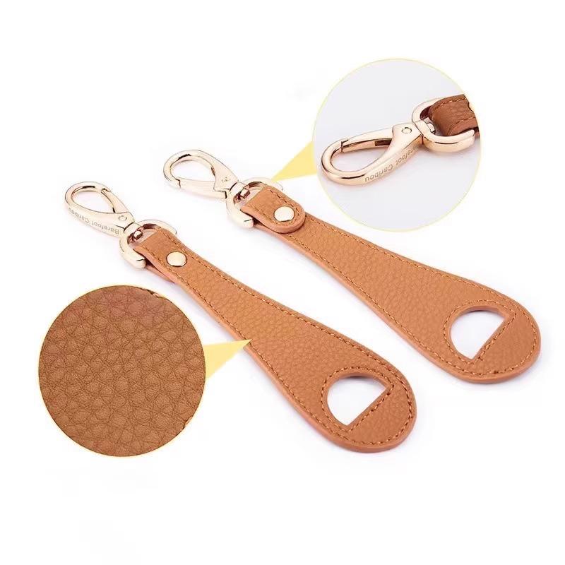 Travel Hat Clip Leather Simple Golf Baseball Hat Clip Summer Hat Strap Towel Glove Storage Wallet Buckle Hands-free Latch Clip