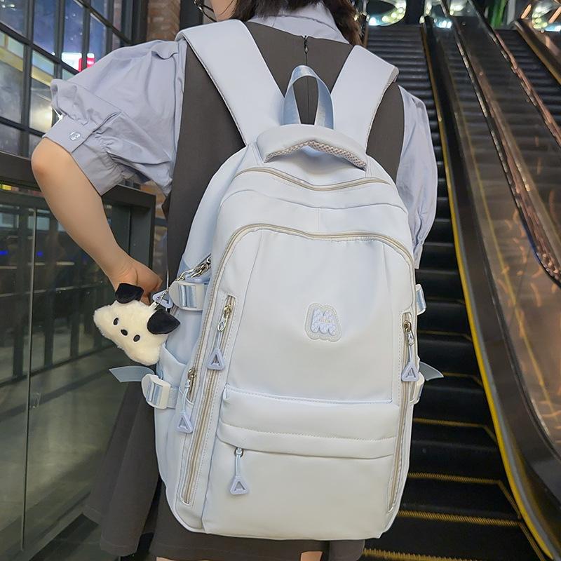 School bag children, elementary school students, girls, junior high school students, college students, high-value wind backpack,