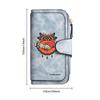 Gothic Print Long Wallet Forever Fashion Card Holder Vintage Portable Purse