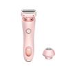 Portable double-head electric shaving device for men and women, bikini private area and armpit hair removal device
