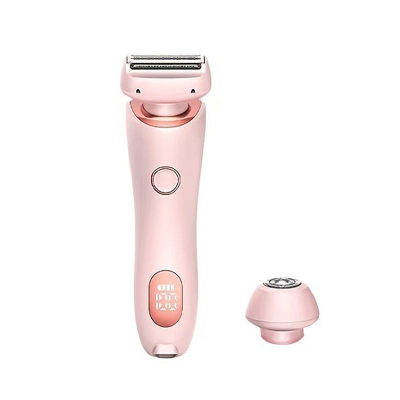 Portable double-head electric shaving device for men and women, bikini private area and armpit hair removal device