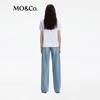 MO&Co. Anti-Mite Rhinestone Embroidered Short Sleeve T-Shirt