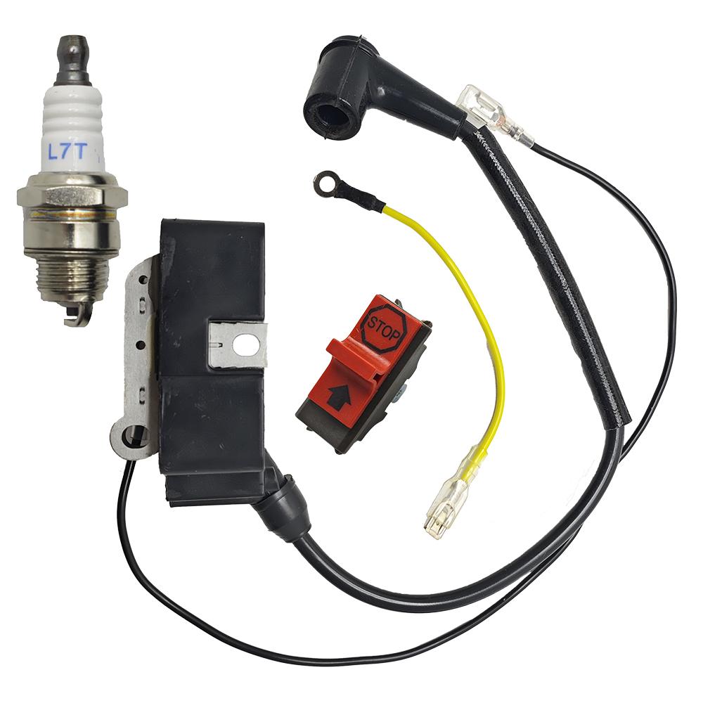 

Ignition Coil Magneto Kill Stop Switch Plug Kit For Jonsered CS2255 2186 2188 2063 2065 2071 2165 2171 CS2135 CS2138 Chainsaw China Mainland