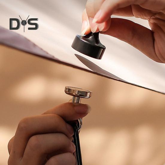 Camping Magnetic Hook Heavy Duty Stainless Steel Detachable Outdoor Tent Canopy Camping Gear Lantern Light Metal Hanger Buckle