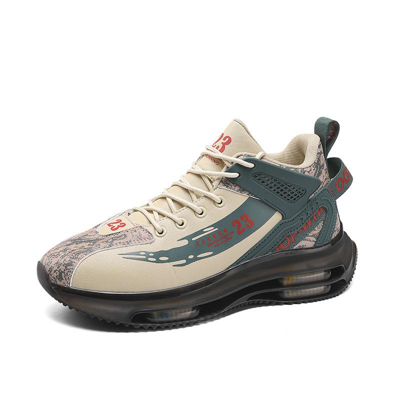 Schuhe Herrenschuhe Vier Jahreszeiten TPU Popcorn Sneaker Jugend High-Top Kampf Basketballschuhe Modeschuhe