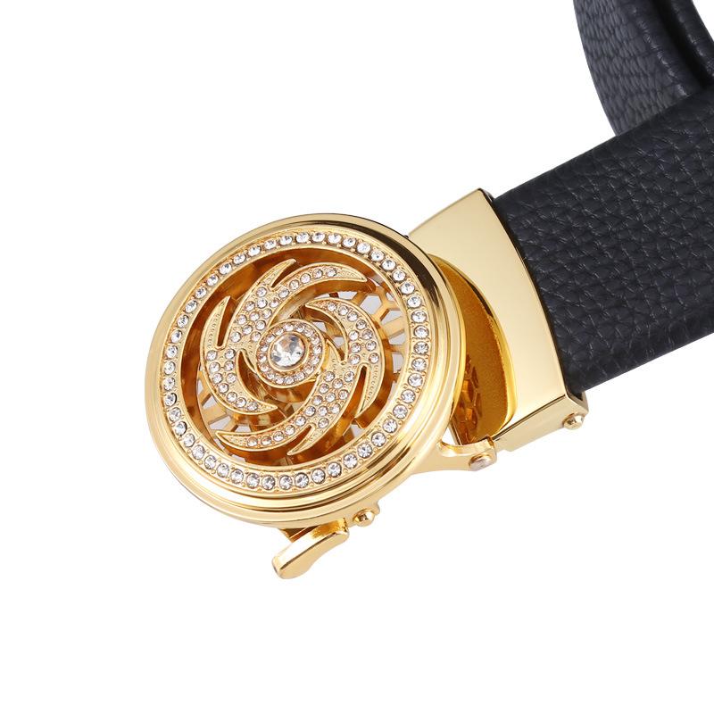 

Ремень мужской вращающийся сплав автоматическая пряжка ремень Zhongqing Business Times Come And Go ремень Stall 130cm