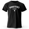 Herren Positiv Energie T-Shirt Modische Urbane Streetwear Schafft Modischen Sommer
