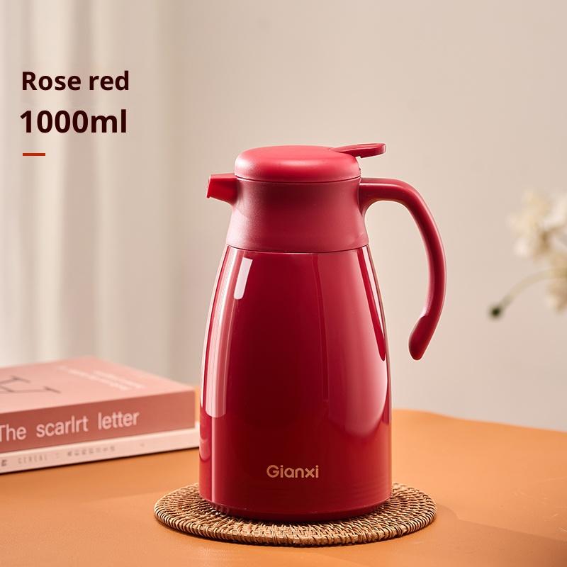 Gianxi Red Thermos Household Large Capacity Thermos Wedding Dowry Pair Thermos Office Thermos