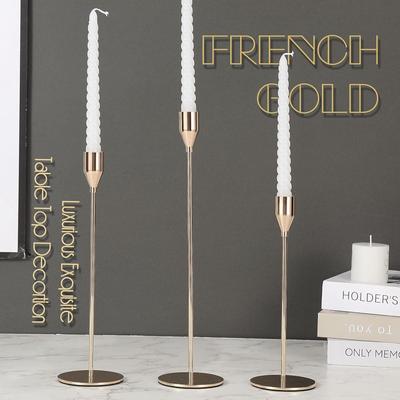 Sfeșnic European din Fier pentru Decor Acasă și Nuntă, Artizanat pentru Decorarea Camerei de Zi.