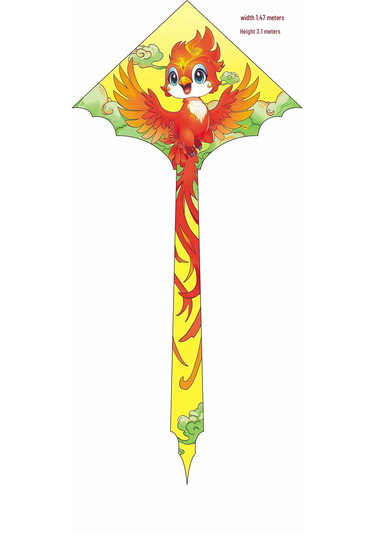 Weifang Small Bird Simulation Kite, Adult & Children s Cartoon Triangle Kite