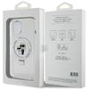 Karl Lagerfeld Klhmp14Shmrskch Iphone 14 / 15 / 13 6.1 Biały/White Hardcase Ring Stand Karl&Choupettte Magsafe