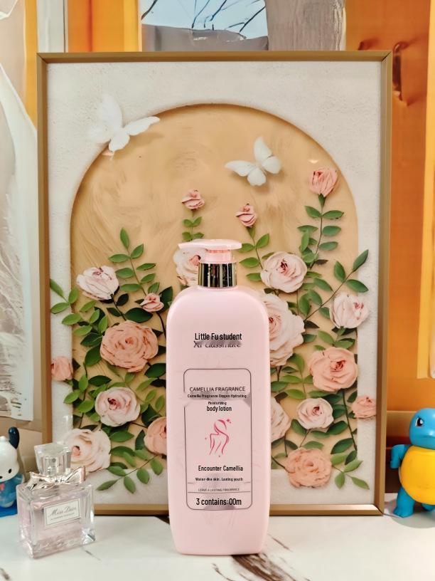 800ml Unisex Long-lasting Camellia Fragrance Moisturizing Lotion for Dry Skin Body Care