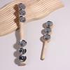 Orff Wooden Hand 3/6 Bell Portable Percussion Instrument For Music Enthusiast Baby Wooden Rattle Kids Educational Toys