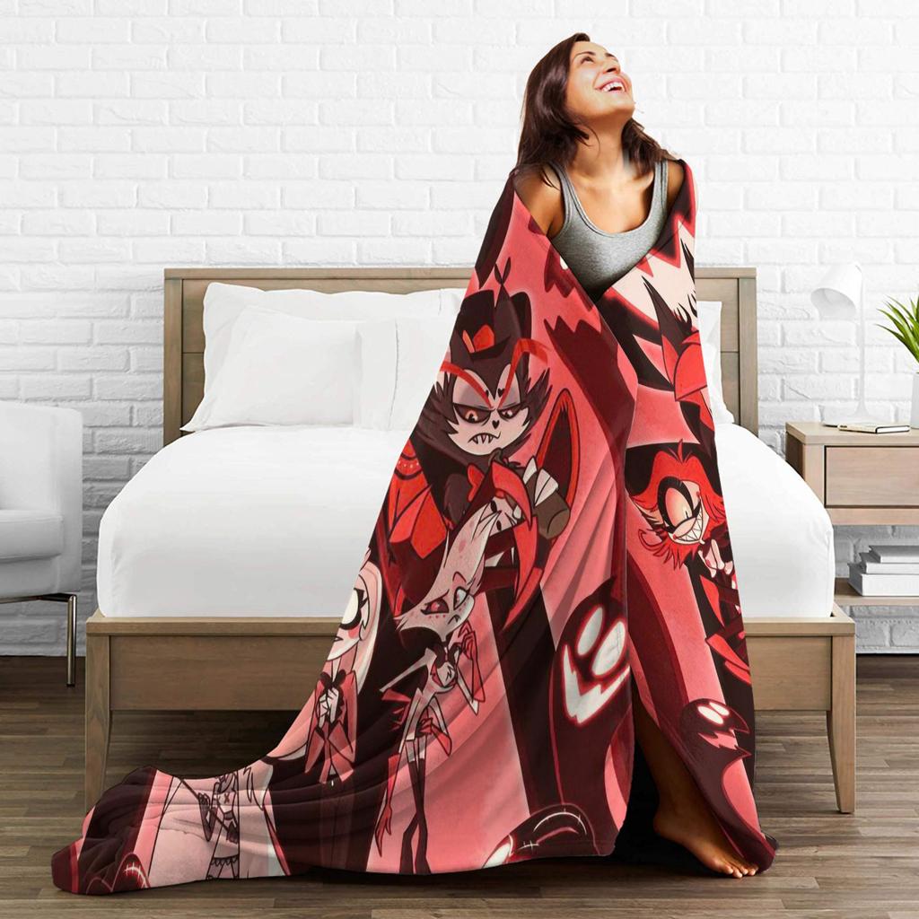 Hazbined Cool Hoteled Blankets Flannel Summer   Multifunction Super Warm Throw Blankets for Sofa Office Bedspread
