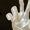 Fluorescent Ancient Tomb Decor 3D Printed Glow in The Dark Mummy Hand Ornament, Spooky Statue with Bandage, Horror Themed Display Piece Realistic