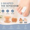 1 Pair Soft Flexible Big Toe Separator Moisture Resistant Bunion Relief Corrector Toe Spacer  Shoes