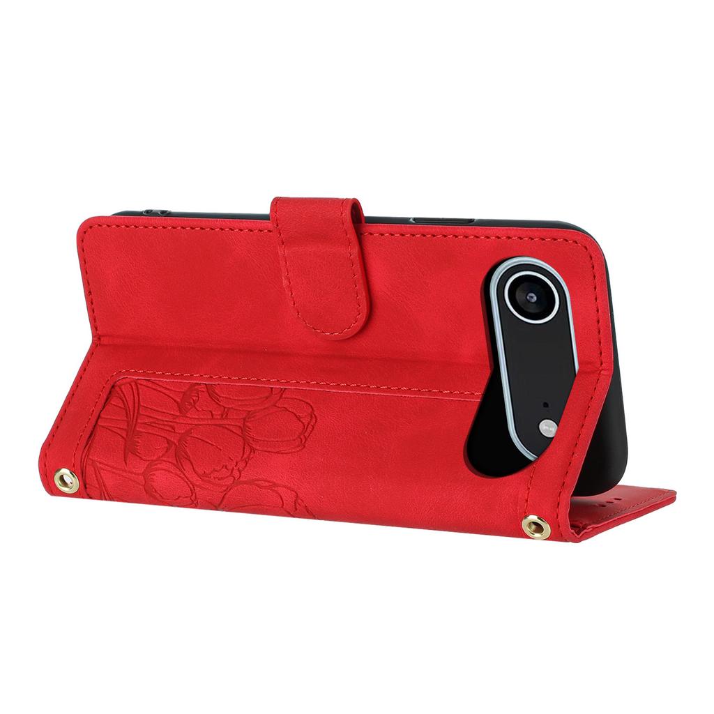 For iPhone Air Case Tulip Leather Phone Cover with 5 Card Slots Wallet