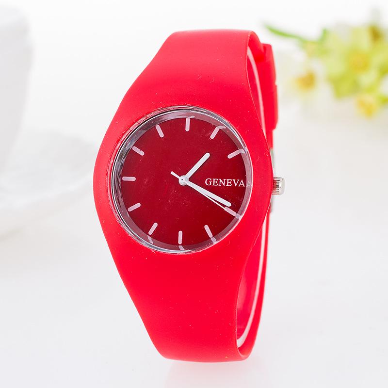 Slim Unisex Fashion Silicone Quartz Wristwatch - Ideal Student Gift