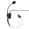 H360‑PC PC Monaural Headset Corded Single Ear Headset with 3 Section Double 3.5mm Plug and Noise Cancelling Mic