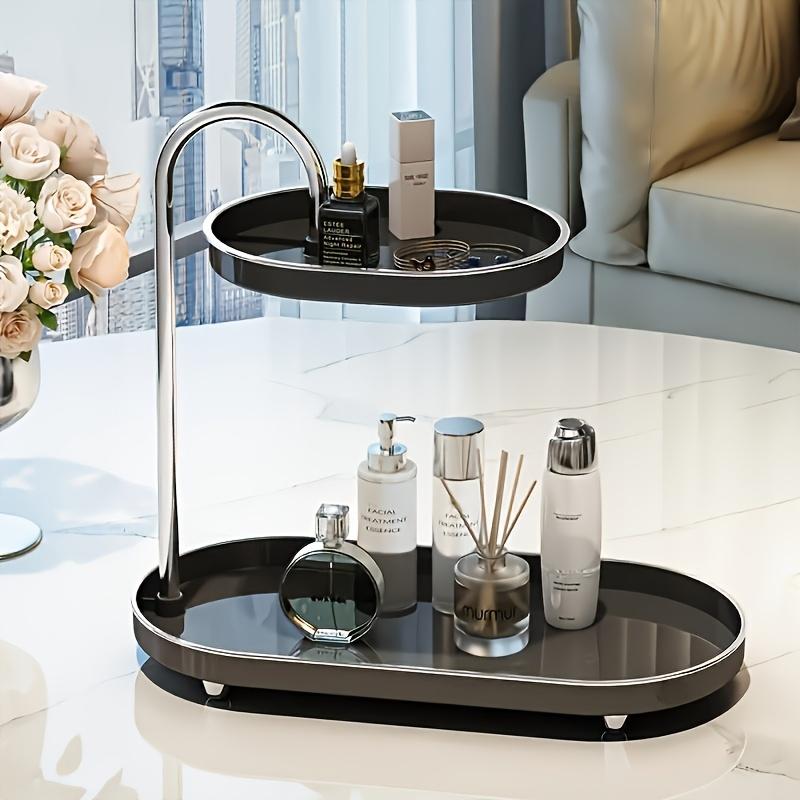 Light Luxury Bathroom Storage Rack Storage Rack Dressing Table Skin Care Products Entrance Desk Key Miscellaneous Storage Rack