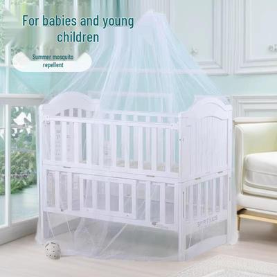 Berço Portátil para Bebê com Mosquiteiro e Suporte - Estilo Guarda-Chuva
