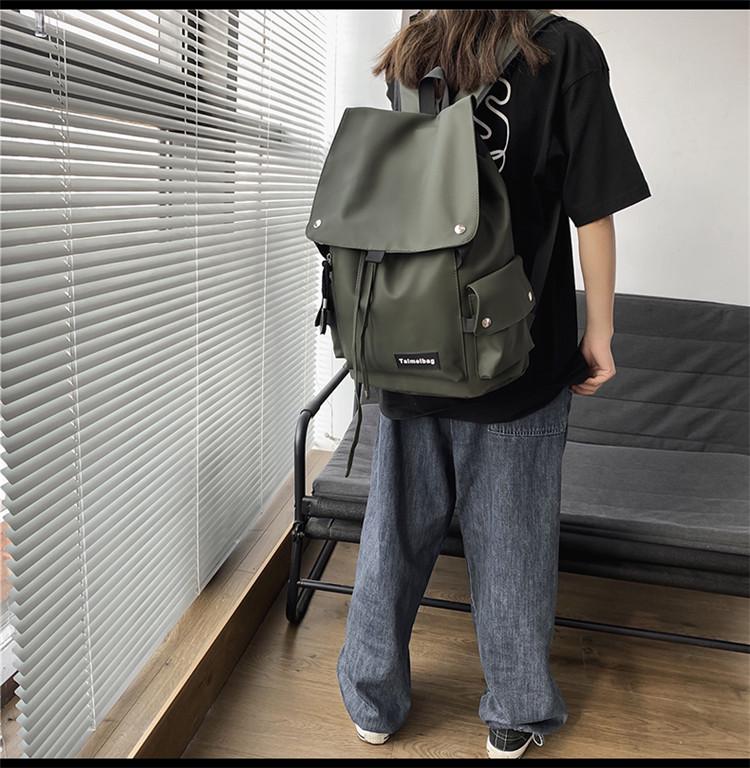 Japanese Style Trendy Large Capacity Schoolbag for Girls, High School Students, and Leisure Travel Backpack for Women and Men