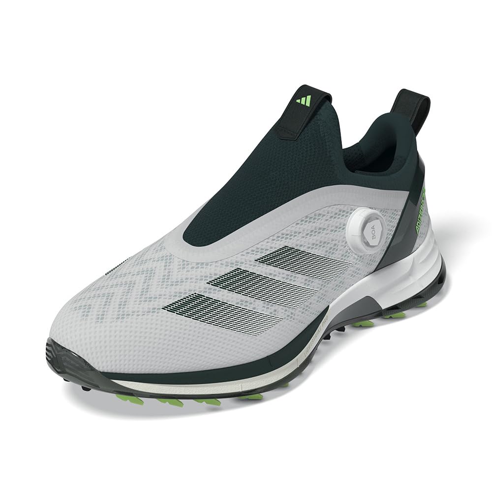 Adidas Golf Adizero Zed Z 25 Boa Golf Size Cm Men's Shoes, White/Aurora Ivy/Lime Burst, 24.5