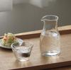 ADERIA Cold Sake Set of Made In Dishwasher Commercial with a Perfect for Serving Cold Dipping and Dashi Hand-Possible Carafes, 290ml, 3, Japan, Safe,