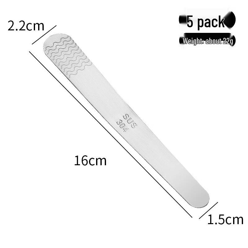 Stainless Steel Dumpling Filling Scoops (5-Pack)