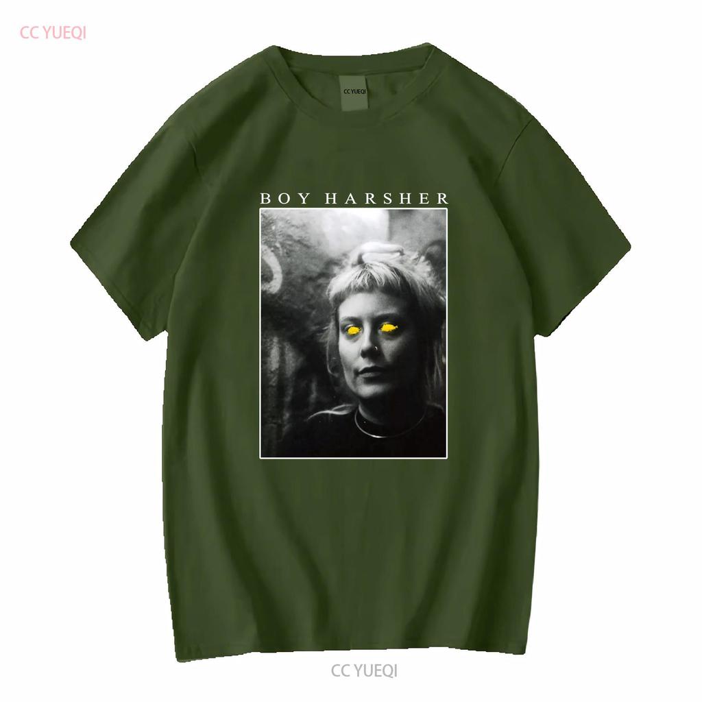 Boy Harsher band poster T shirt black All sizes S to 5Xl TA3148 vintage Washed Slightly Stretched Versatile streetwear Casual