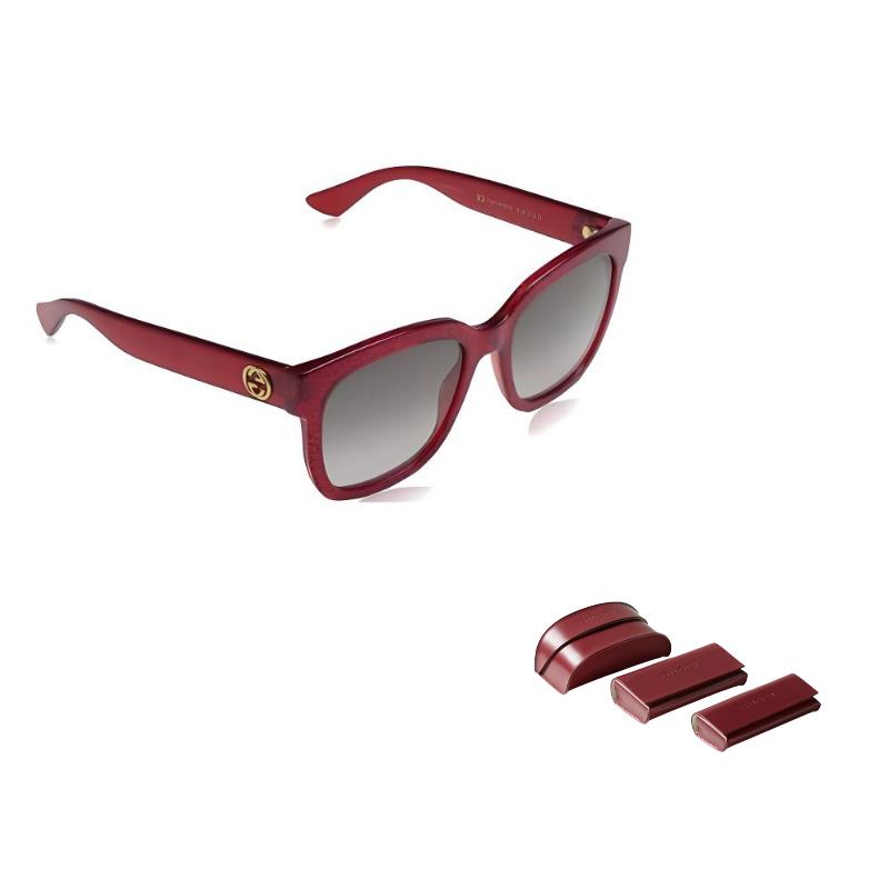 GUCCI Eyewear Double G Square frame Sunglasses (Unisex) Sunglasses GG0034S