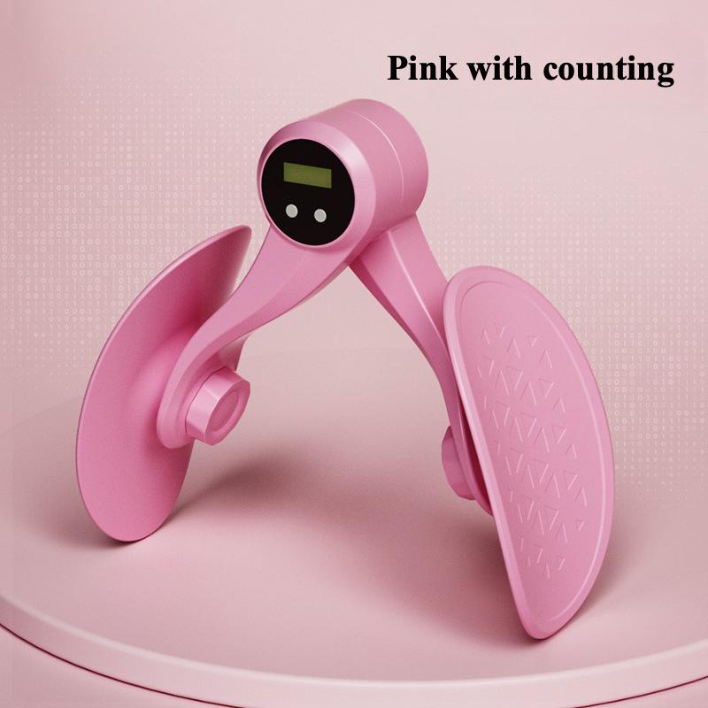 Neue verbesserte Modelle Yoga Beine Clip Zuhause Zählbarer Beintrainer Fitness Gesäßmuskelclip Beckenbodenmuskeltrainer