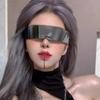 Futuristic Rimless Eyeglasses Rimless Futuristic Glasses Halloween Fancy Dress Costume Accessories for Women Men