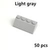 50 Stück Schräge 45° 2x4 DIY Schräge Bausteine Dicke Figuren Ziegel Schräge Größe Kompatibel Mit 3037 Pädagogisches Kreatives Spielzeug
