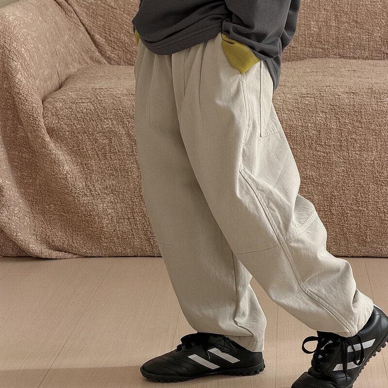 Boys' Cartoon Curved Leg Spring/Autumn Casual Pants