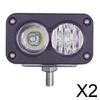2xUniversal Driving Light Sturdy Replacement Practical Super Bright for ATV Motorbike Truck