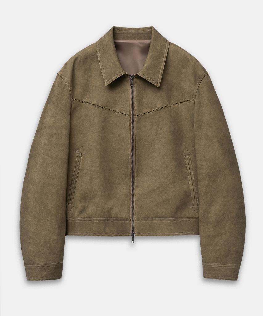 Lmood Melo Western Trucker Jacket Kurt Brown
