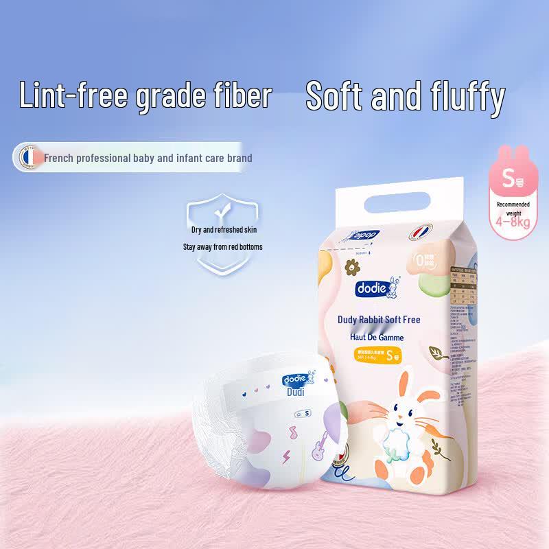 Dodie Bunny Soft Baby Diapers S