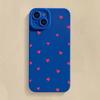 For iPhone 16 14 15 13 12 11 Pro Max X XR XS 7 8 15 16 Plus SE 2020 Shockproof Silicone Soft Black Love Heart Phone CaseCover