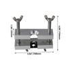 Bstinay Silver Aluminum Mouthpiece Puller Tool Metal Mouthpiece Remover for Brass Wind Instruments Trumpet Trombone Euphonium Horn