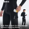 Winter Fleece Cycling Suit Men Long Sleeve Jersey Bib Pants Set Road Bike Outdoor Sports Shockproof Padding with Pockets