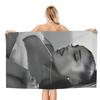 Schnelltrocknendes Mikrofaser-Strandtuch im Stil von Ariana Grande - Tropisches Blumenmuster, Leicht & Super Saugfähig, Ideal zum Schwimmen
