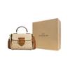 Coach Borsa a tracolla e a spalla Morgan 21 con logo a scatto in tela rivestita e pelle di vitello Piccola borsa da donna Kaki CR327-IMWQ4