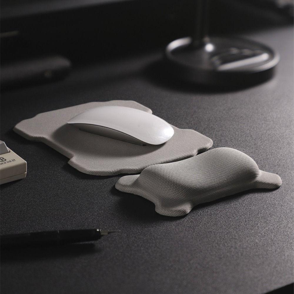1/2pcs Slow Rebound Mouse Wrist Support Pad Ergonomic Keyboard Hand Cushion Desktop Accessories